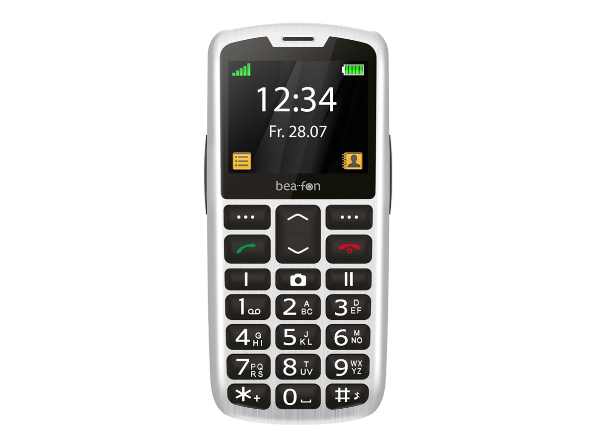 Beafon SL260 LTE, Silver Line, Gro?tastenhandy, silber-schwarz