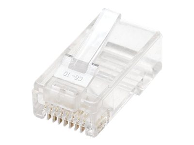 INTELLINET 100er Pack Cat5e RJ45 Stecker UTP 2-Punkt-Aderkontaktierung fuer Litzendraht 15 Mi vergoldete Kontakte Fuer Rundkabel INTELLINET 100er Pack Cat5e RJ45 Stecker UTP 2-Punkt-Aderkontaktierung fuer Litzendraht 15 Mi vergoldete Kontakte Fuer Rundkabel