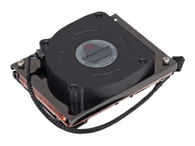 DYNATRON N12 Intel CPU Kuehler 1U LGA4189-4-5 P4-P5 od P+ Kuehlkoerper Kupfer mit Vapour Chamber aktiv mit PWM und bis zu 205W TDP