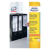 AVERY Zweckform Ordneretiketten L6060REV20 weiß, 30 Blatt