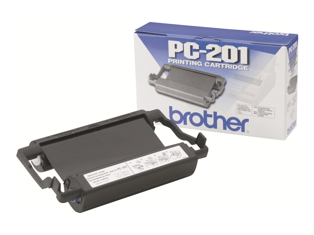 brother PC-201 schwarz Thermo-Druckfolie, 1 Rolle brother PC-201 schwarz Thermo-Druckfolie, 1 Rolle
