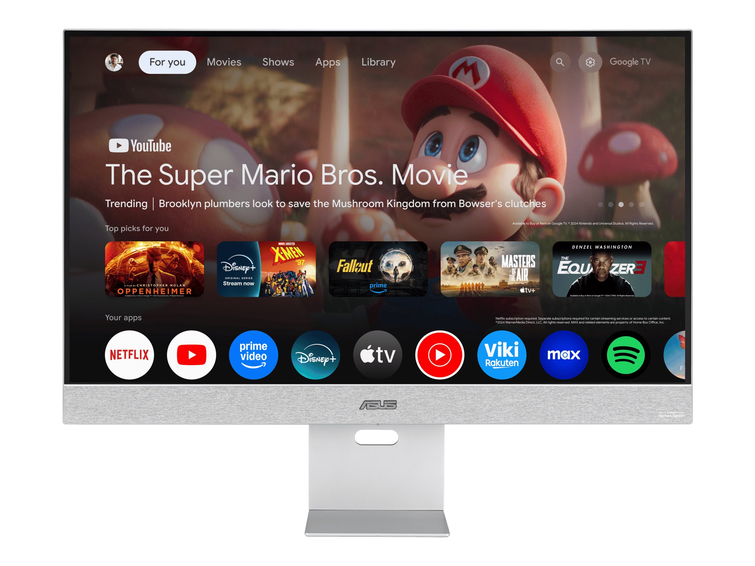 ASUS ZenScreen Smart MS32UC 80,01cm 31,5Zoll IPS WLED UHD 169 60Hz 350cdm2 5ms HDMI DP USBC DP USB Hub 2xUSBA 2 2x5W Speakers