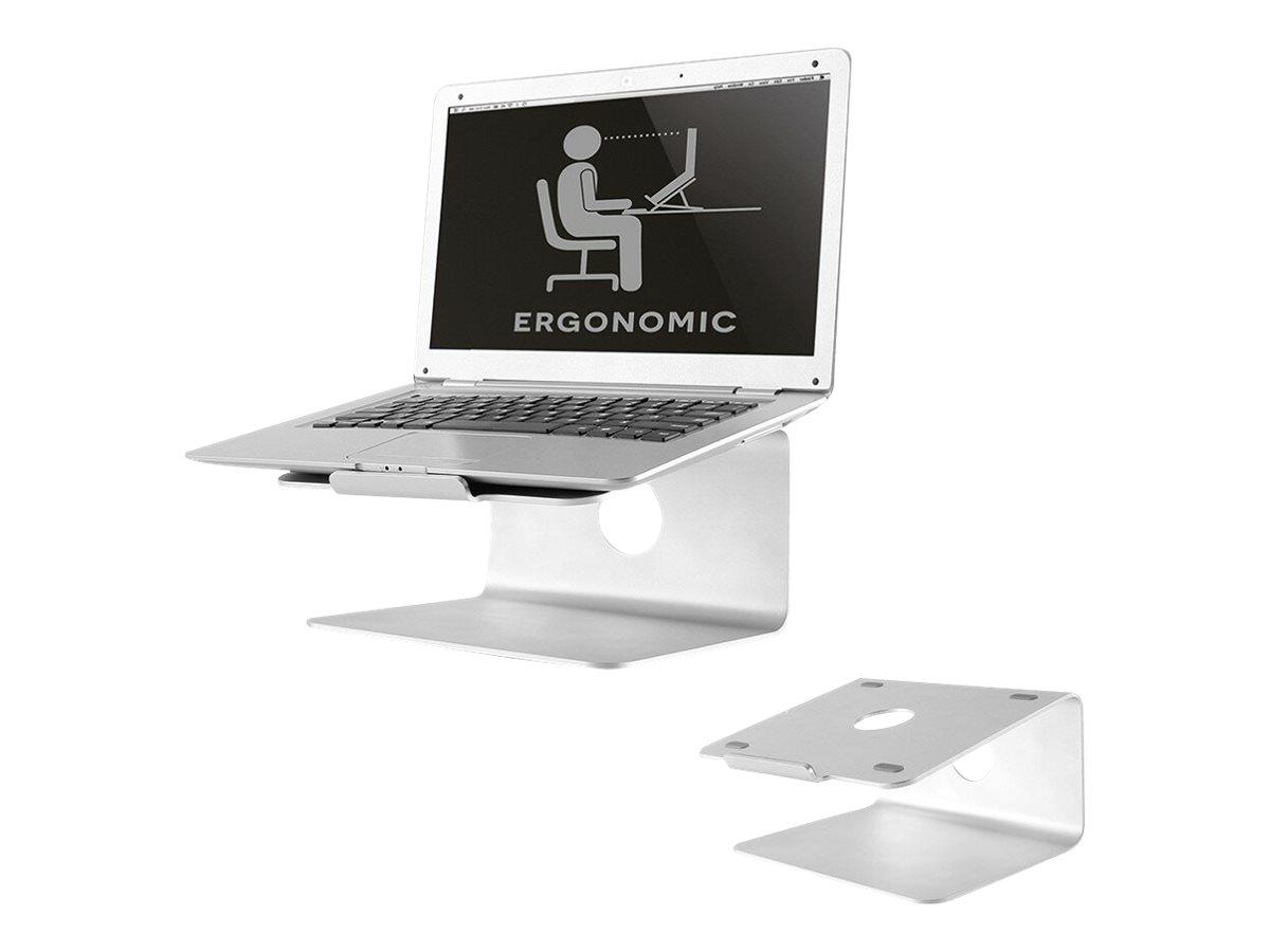 NEOMOUNTS NSLS050 Laptop Tisch Halter 360 Grad drehbar Farbe Silber
