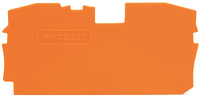 Wago Abschluss-/Zwischenplatte 2010-1292 orange