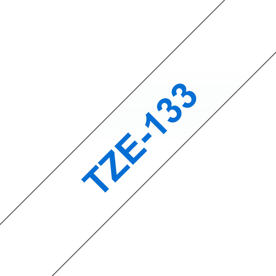 TZE133 BROTHER PT Schriftband 12mm klar