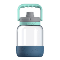 Asobu The Barkley Dog Bowl Tritanflasche 1,5 Liter mit Hundenapf blau