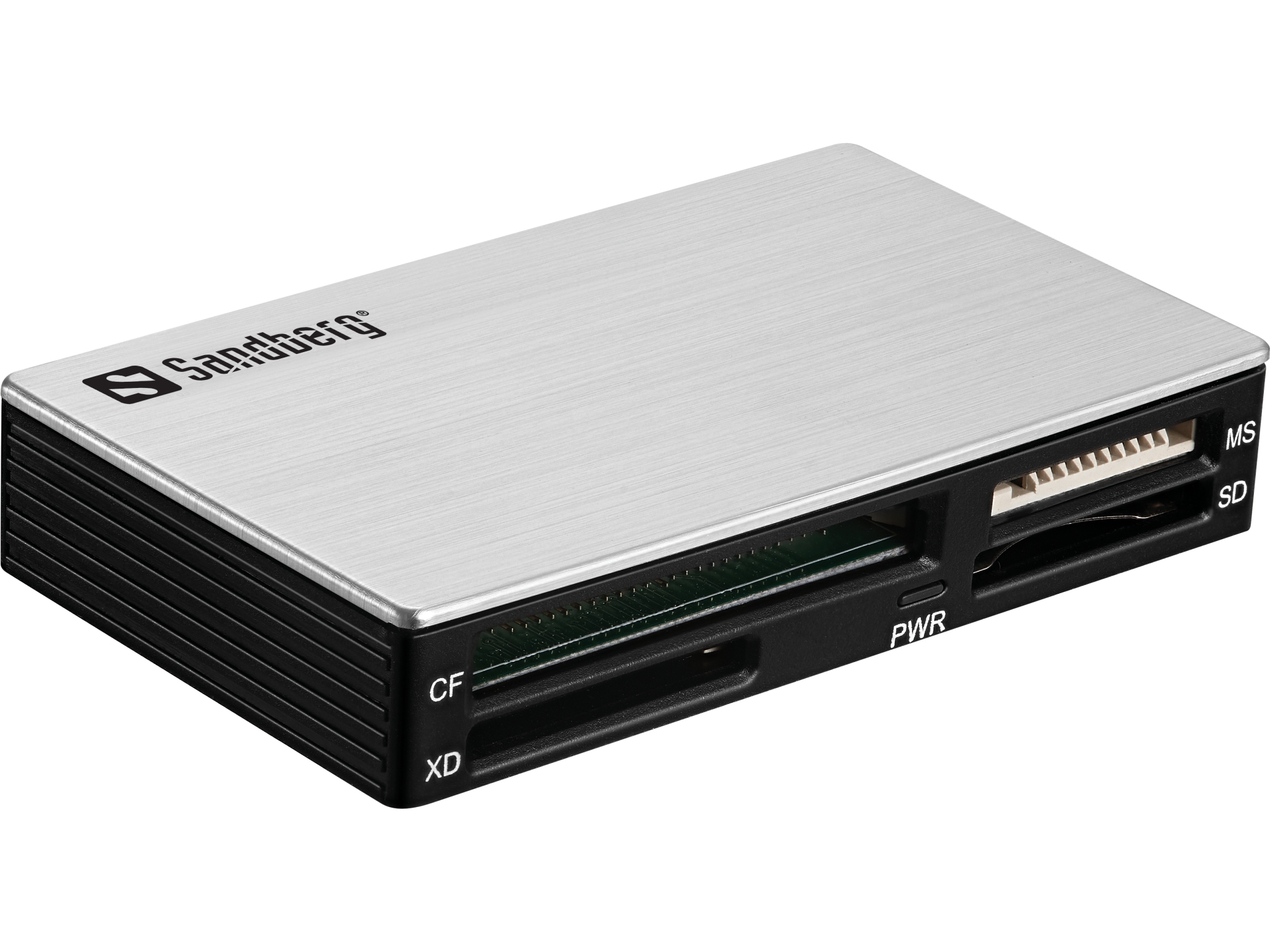 SANDBERG USB 30 Multi Card Reader SD XD MS CF MMC TFlash Micro SD M2 50 cm USB 30 Kabel im Lieferumfang