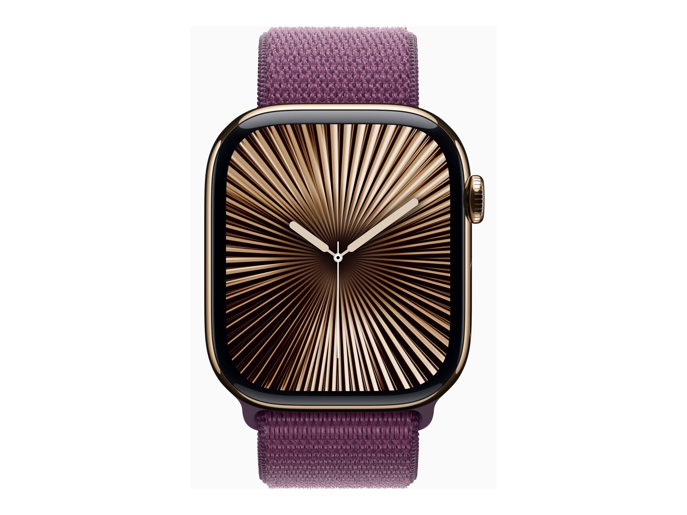 APPLE Watch Series 10 GPS + Cellular 46mm Rose Gold Aluminium Case with Plum Sport Loop APPLE Watch Series 10 GPS + Cellular 46mm Rose Gold Aluminium Case with Plum Sport Loop
