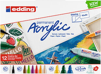 edding basic Acrylstifte-Set farbsortiert 1 Set edding basic Acrylstifte-Set farbsortiert 1 Set