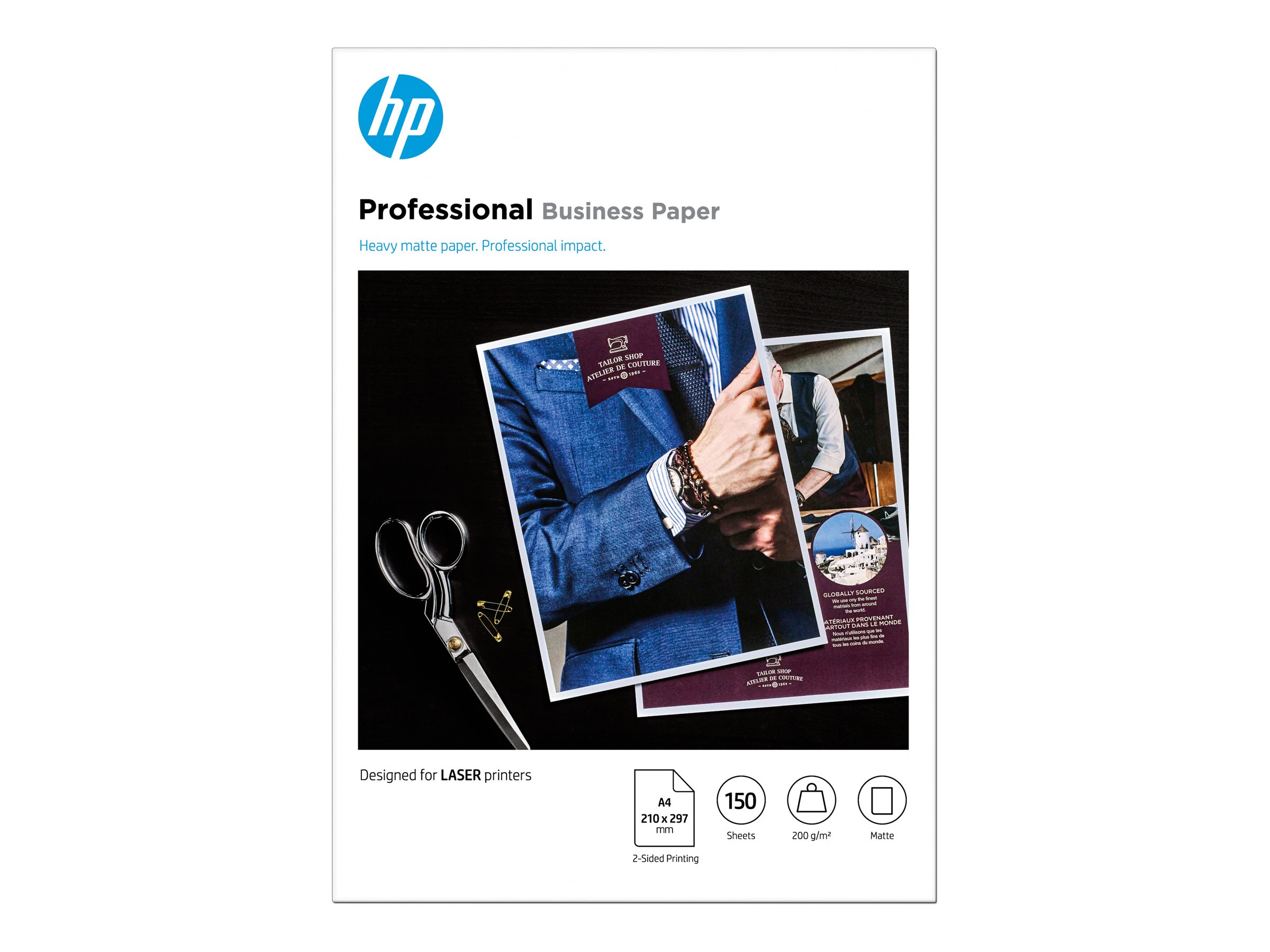 HP Fotopapier 7MV80A DIN A4 matt 200 g/qm 150 Blatt