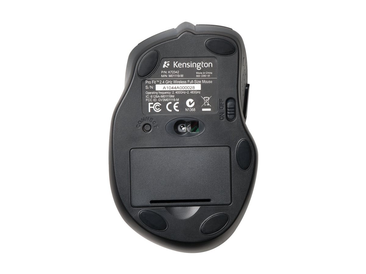 KENSINGTON Pro Fit 2.4 GHz Wireless Full-Size Maus KENSINGTON Pro Fit 2.4 GHz Wireless Full-Size Maus