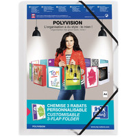 OXFORD Eckspanner Polyvision DIN A4 transparent OXFORD Eckspanner Polyvision DIN A4 transparent