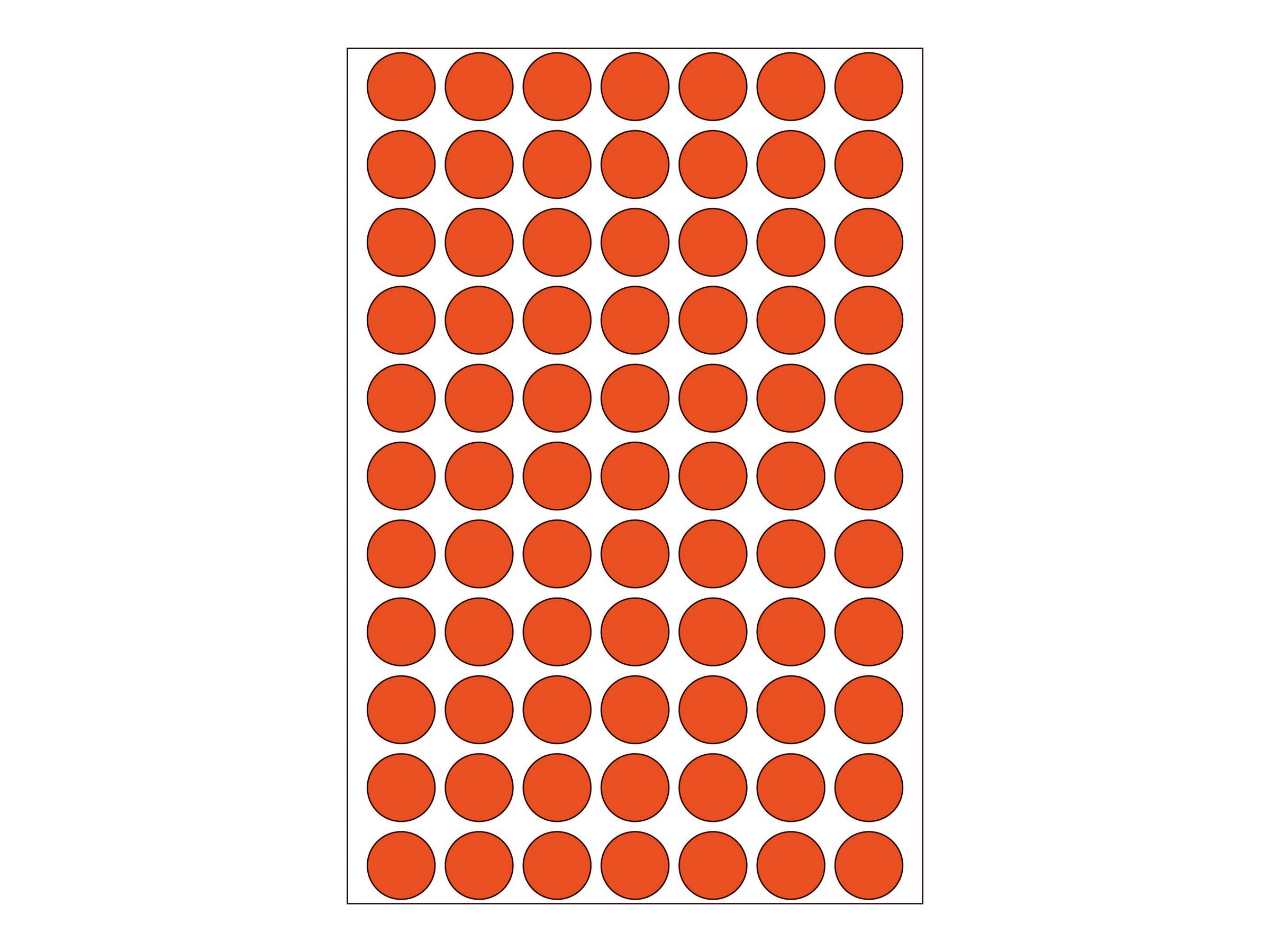 HERMA Klebepunkte 2232 rot Ø 13,0 mm, 2.464 St. HERMA Klebepunkte 2232 rot Ø 13,0 mm, 2.464 St.