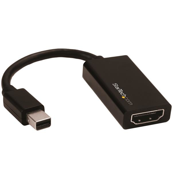 STARTECHCOM Mini DisplayPort to HDMI Adapter 4K mDP to HDMI Converter UHD 4K 60Hz