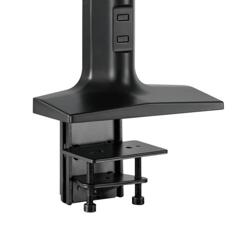 HAGOR Gasliftarm Single fuer 1x 43-109cm 1x Monitor 17-43Zoll schwenkbar neigbar drehbar VESA 200x100 Traglast 2,5-18kg