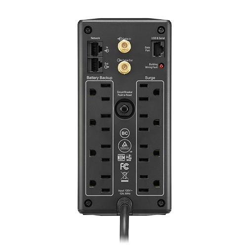 APC BackUPS Pro BX1000M UPS AC 120V 600Watt 1000VA USB output connectors 8 Black