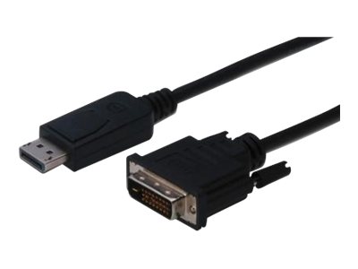 ASSMANN DisplayPort Adapterkabel DP DVI 50m DP 11a sw
