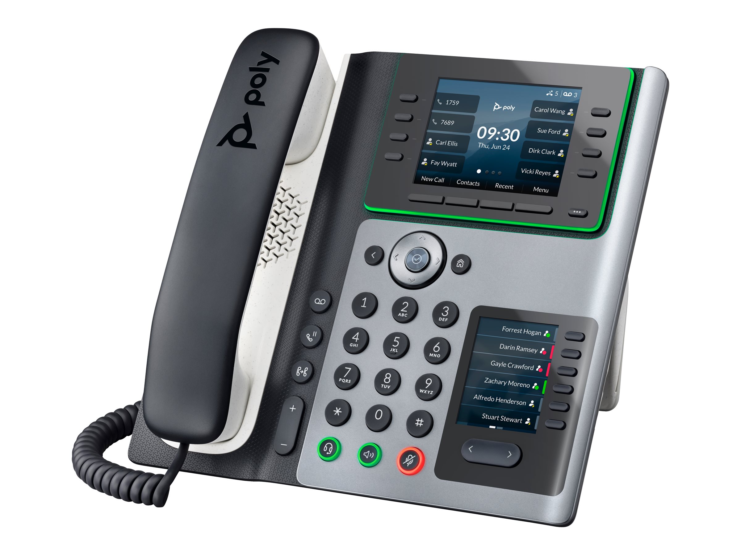 HP Poly Edge E400 IP Phone and PoE-enabled HP Poly Edge E400 IP Phone and PoE-enabled