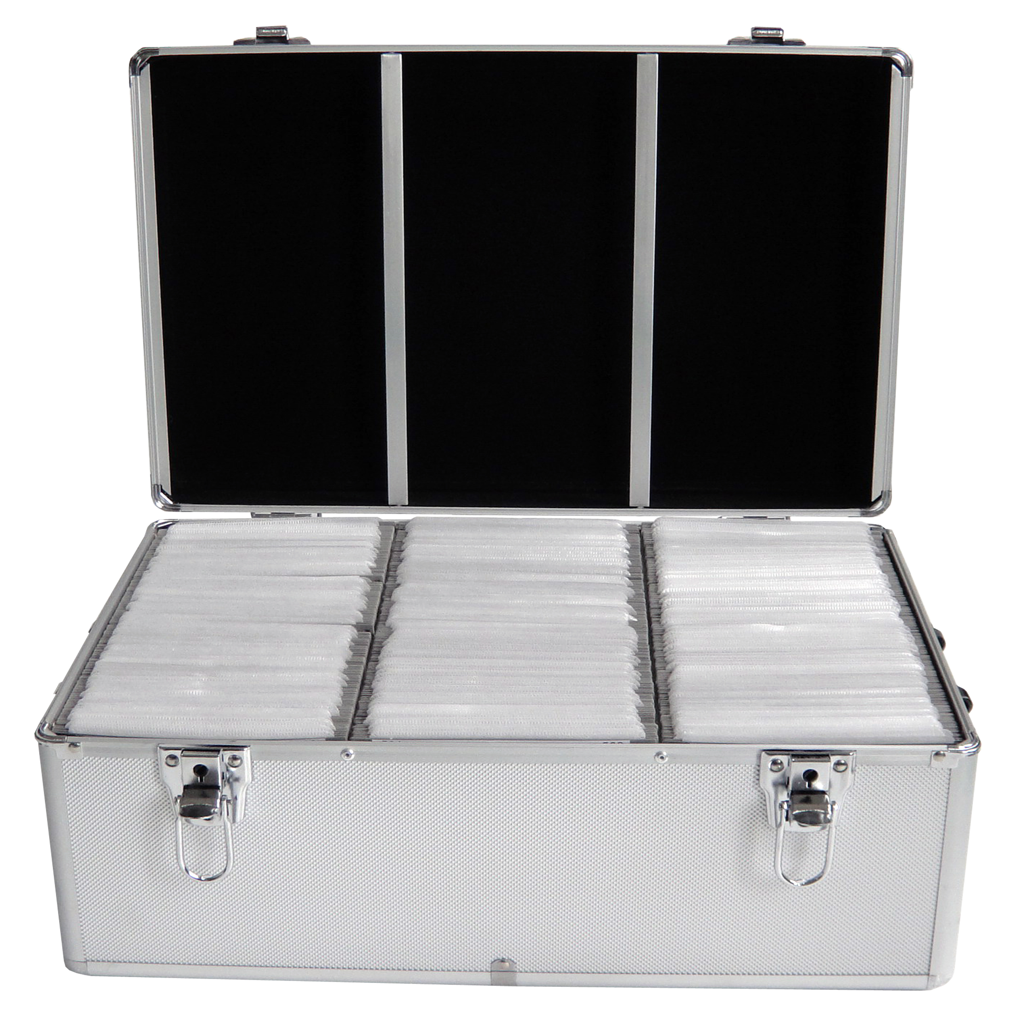 MediaRange 500er CD-/DVD-Koffer DJ-Case grau, 1 St.