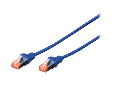 DIGITUS Cat 6 S/FTP Patchkabel 0,25m blau