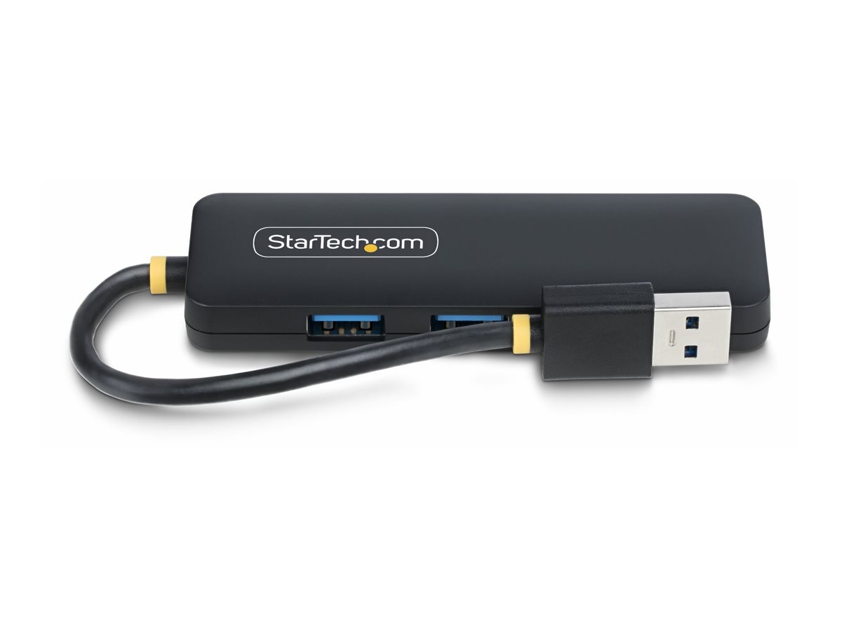 STARTECH.COM 4-Port USB-A Hub 5Gbps USB Busbetrieben Mini USB Hub Multi-Port USB Splitter Desktop USB 3.0 Hub