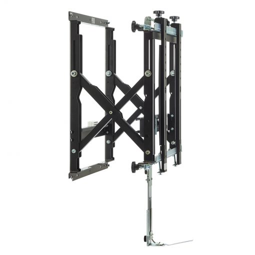 HAGOR VWH-NT Videowall-Halterung Pop out Feinjustage Hoehe Breite Tiefe Traglast 40kg Auszug durch Magnetverschluss VESA 600x400
