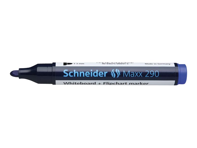 Schneider Maxx 290 Whiteboard- und Flipchart-Marker blau 2,0 - 3,0 mm, 1 St. Schneider Maxx 290 Whiteboard- und Flipchart-Marker blau 2,0 - 3,0 mm, 1 St.