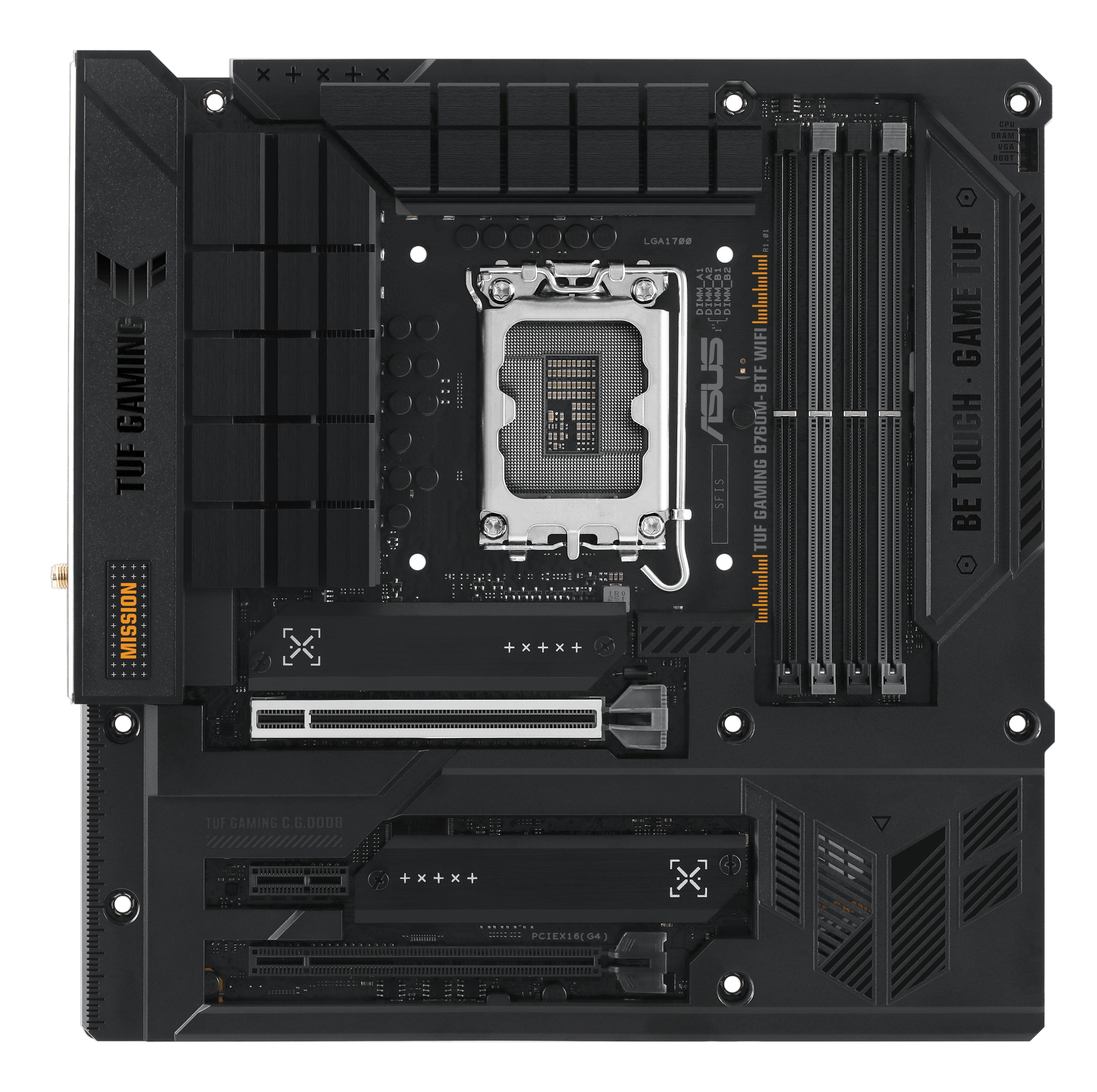 ASUS TUF GAMING B760M-BTF WIFI Micro-ATX B760