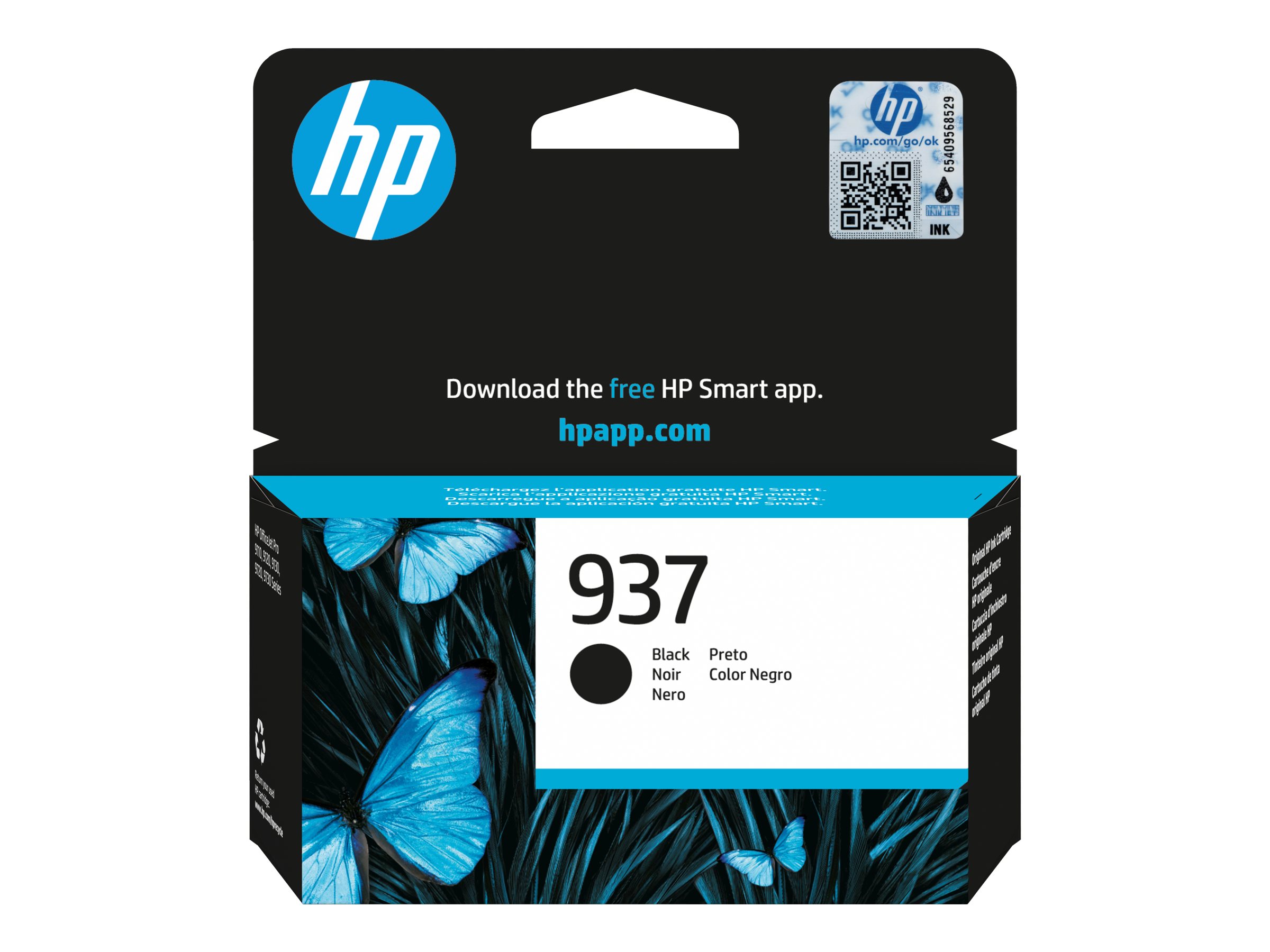 HP 937 (4S6W5NE) schwarz Druckerpatrone