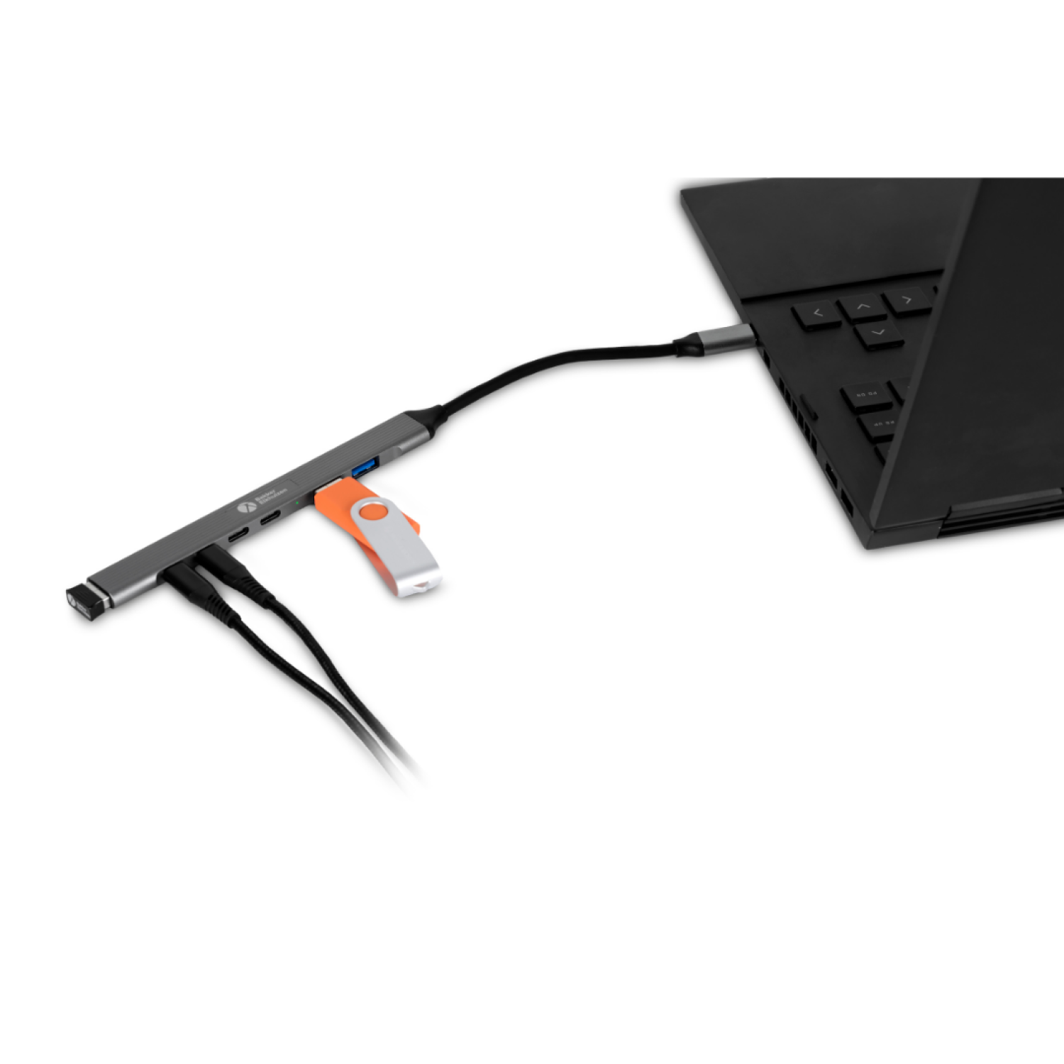 Bakker USB-C Hub 7-in-1 4xUSB-C 2xUSB-A2.0 1xUSB-A3.0