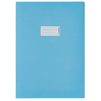 HERMA Heftumschlag glatt hellblau Papier DIN A4 HERMA Heftumschlag glatt hellblau Papier DIN A4