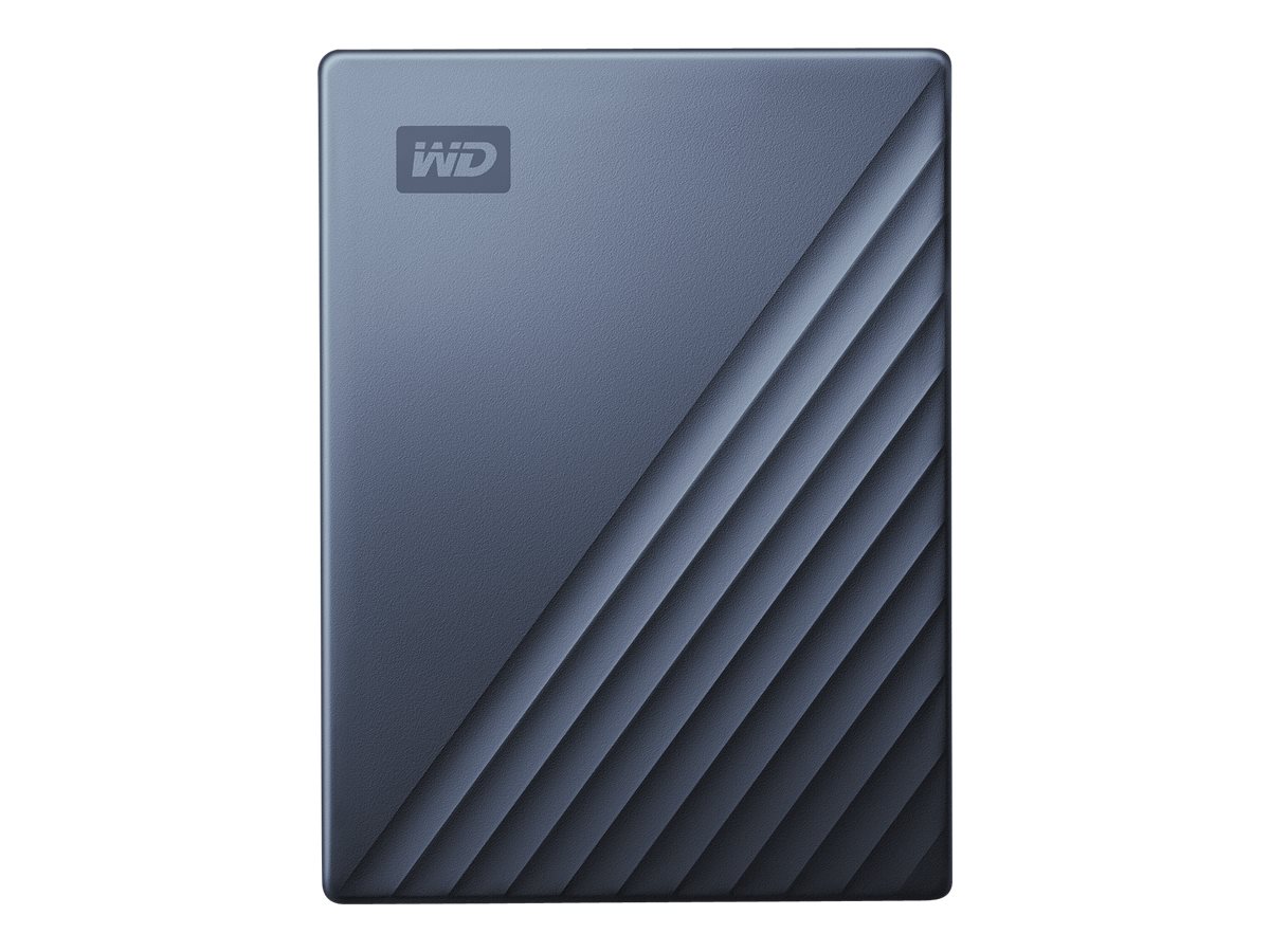 WD My Passport Ultra 5TB Blue USB-C/USB3.0 HDD 6,4cm 2,5Zoll Metal finish RTL portable extern