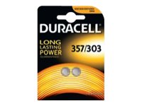 2 DURACELL Knopfzellen 357/303 1,55 V