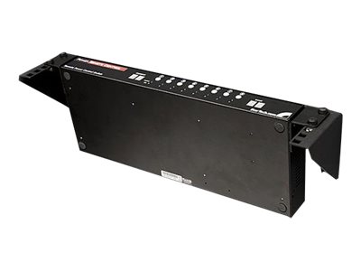 STARTECH.COM 19 Zoll 1HE vertikales Wandmontage Rack aus Stahl - 1U Rack Bracket 19 Zoll - Schwarz