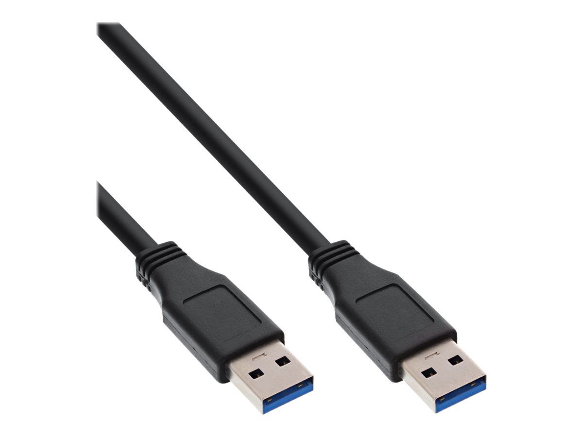 INLINE USB 3.0 Kabel A an A schwarz 2m