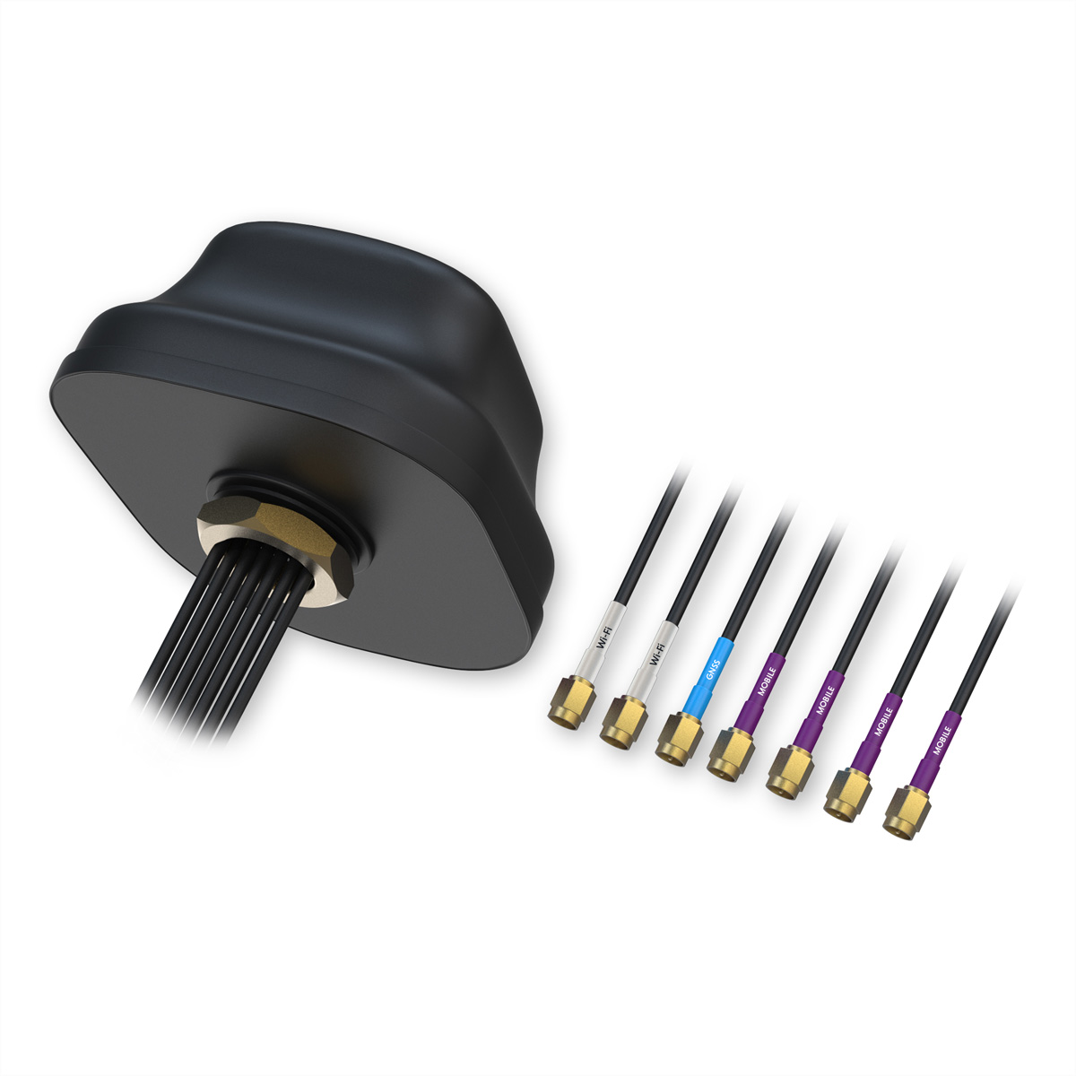TELTONIKA NETWORKS 5G COMBO MIMO MOBILE/GNSS/WIFI ROOF SMA ANTENNA
