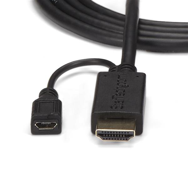 STARTECHCOM 1,8m aktives HDMI auf VGA Konverter Kabel HDMI zu VGA Adapter 180cm Schwarz 1920x1200 1080p