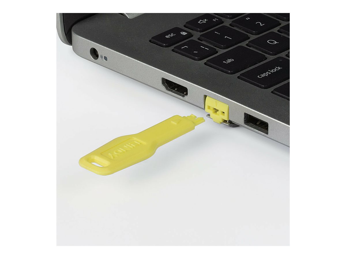 LINDY RJ45 Port Schlösser GELB 20 Stuck