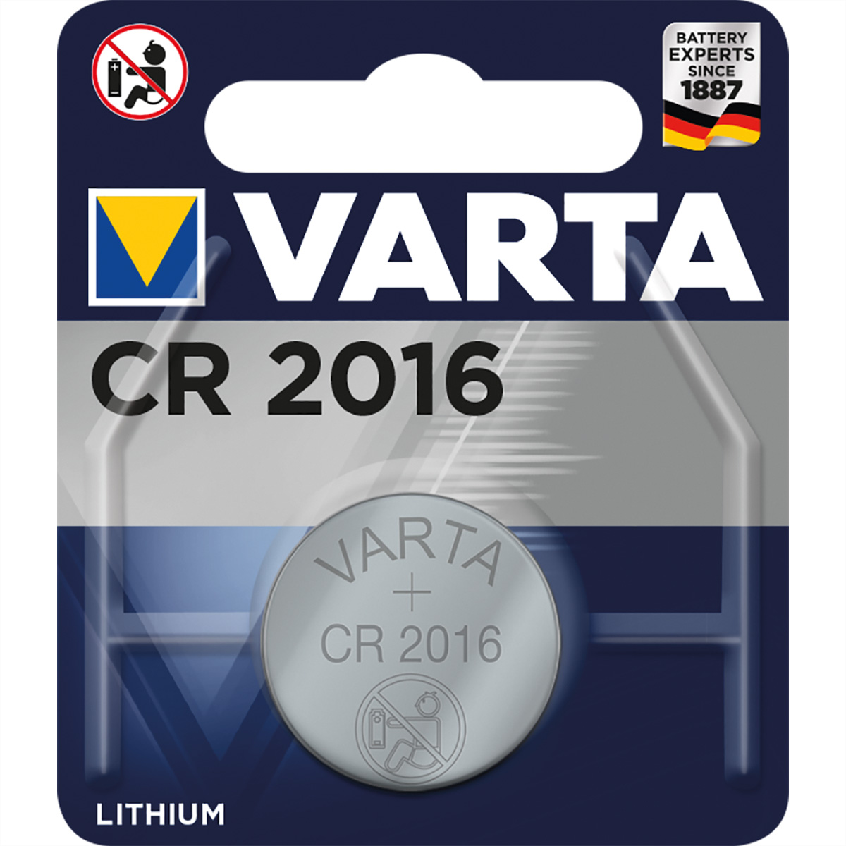 Varta Batterie 06016 ELECTRONICS 1Blister CR 2016 (MHD)