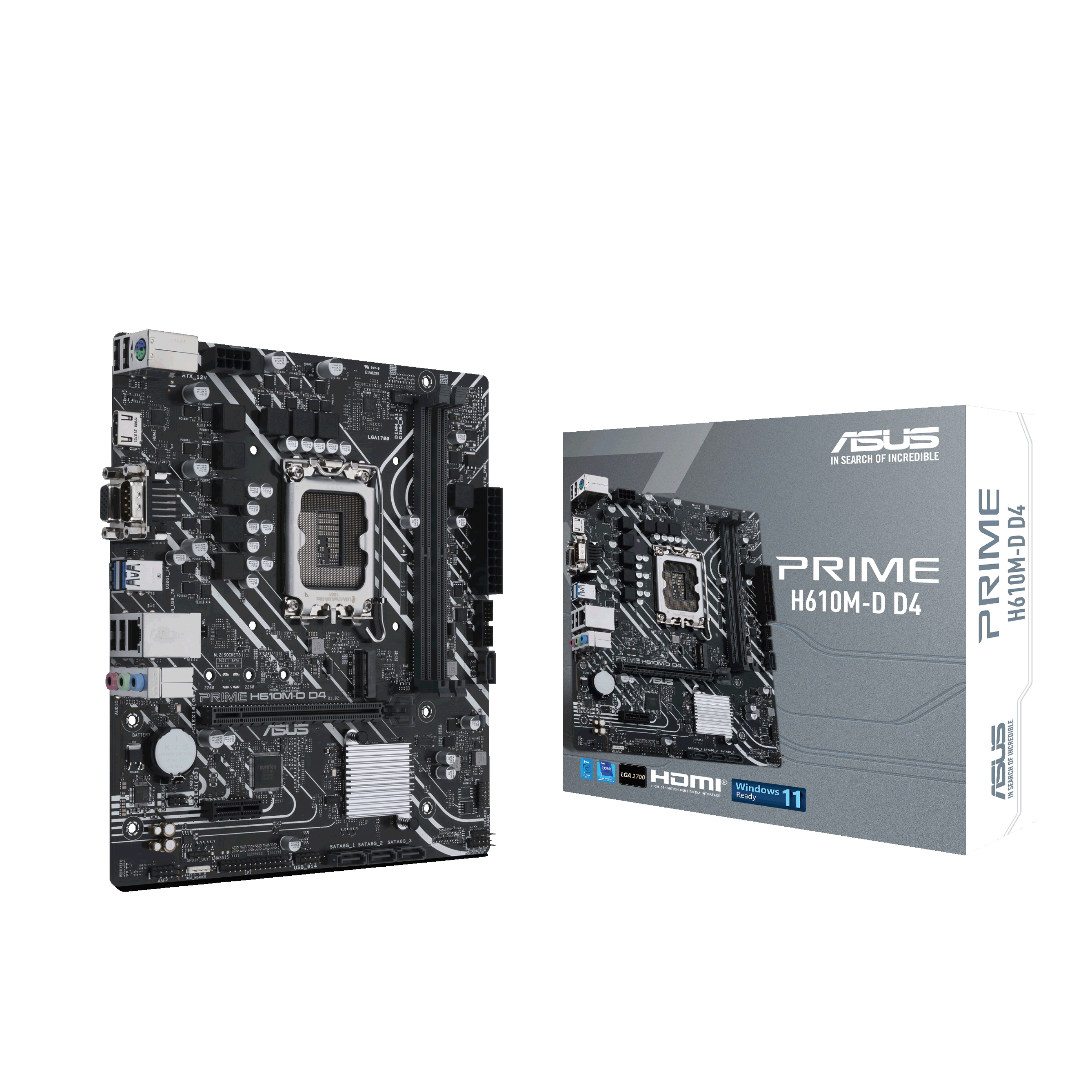 ASUS PRIME H610MD D4 LGA1700 DDR4 mATX MB