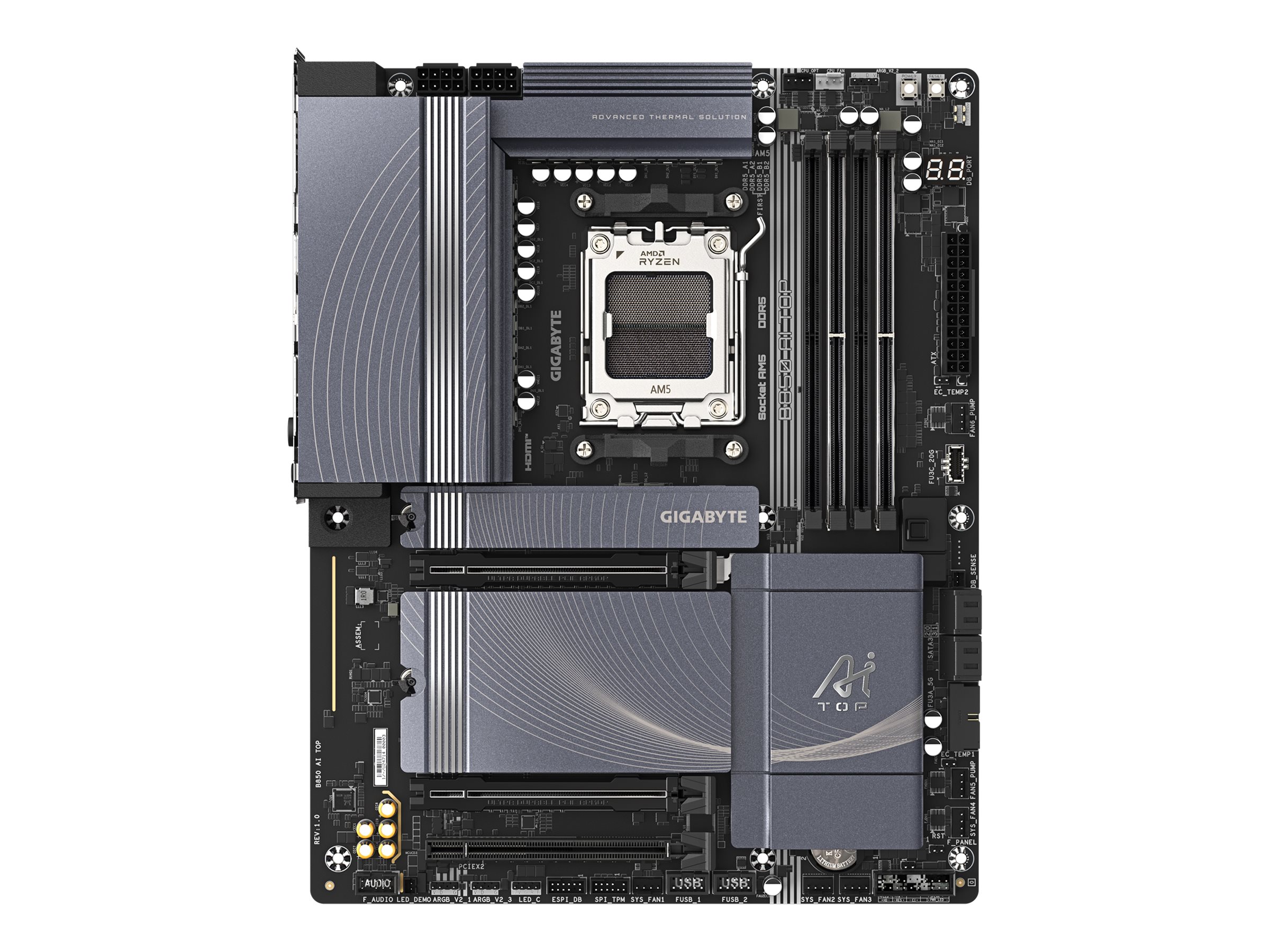 GIGABYTE B850 AI TOP AM5 MB 4xDDR5 4xSATA 3xM.2