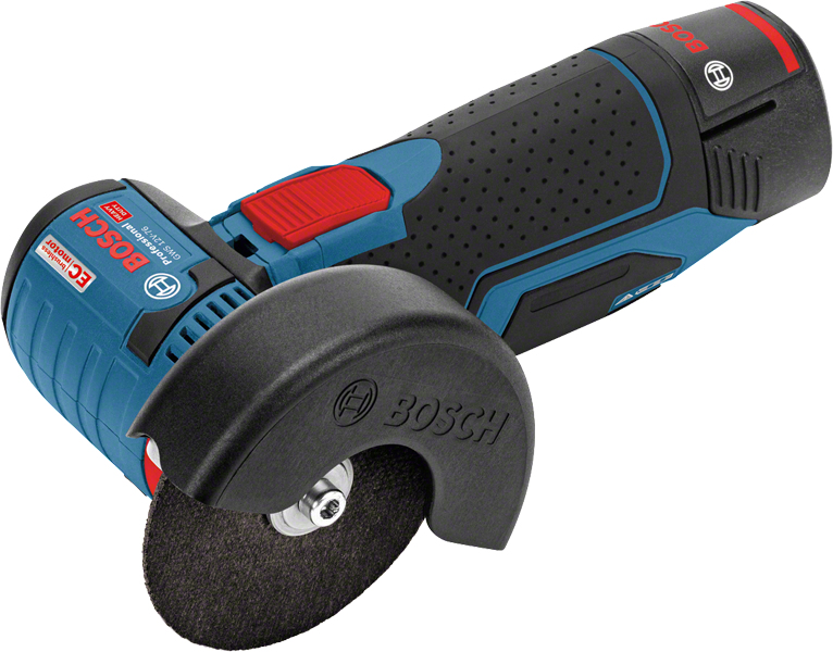 BOSCH Professional GWS 12V-76 Akku-Winkelschleifer-Set 12,0 V, mit 2 Akkus