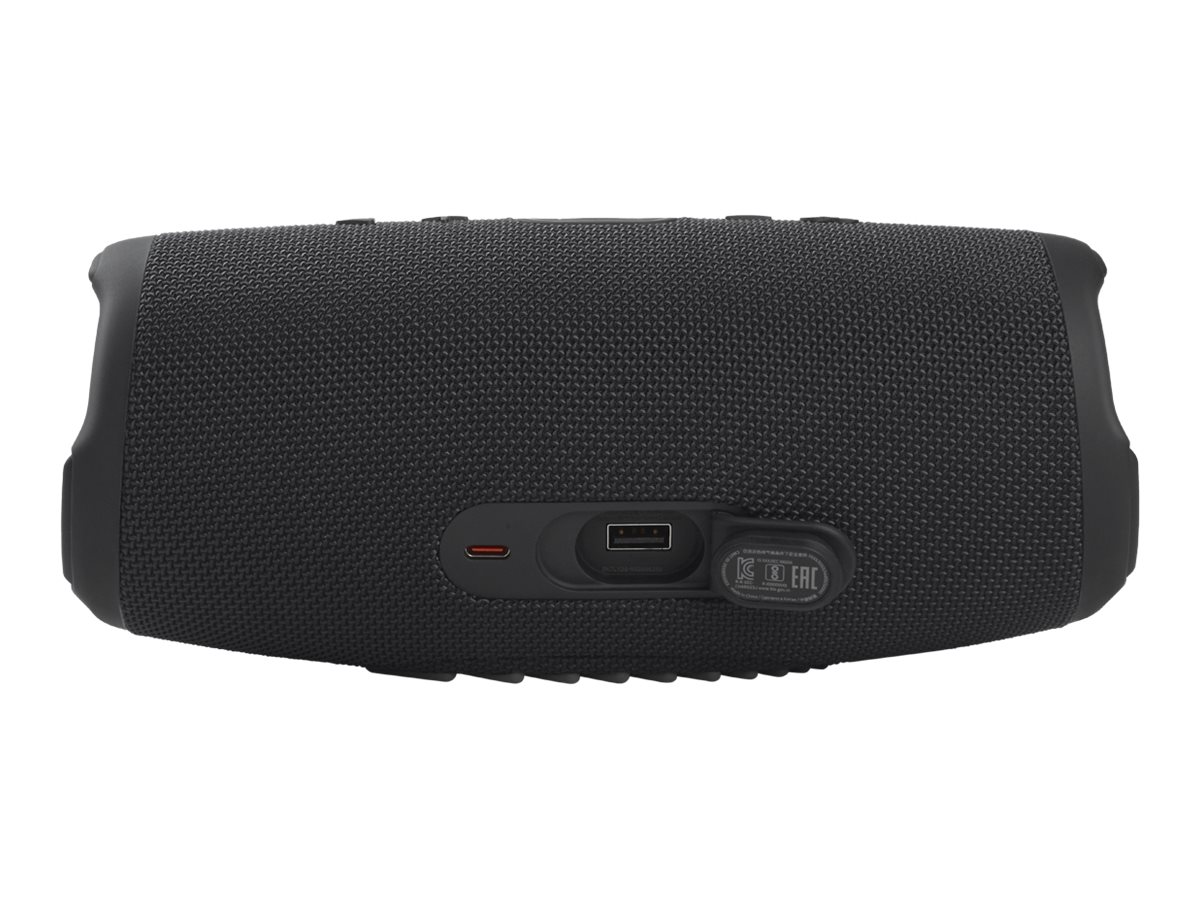JBL Charge 5 Bluetooth-Lautsprecher in Schwarz ? Wasserfeste, portable Boombox