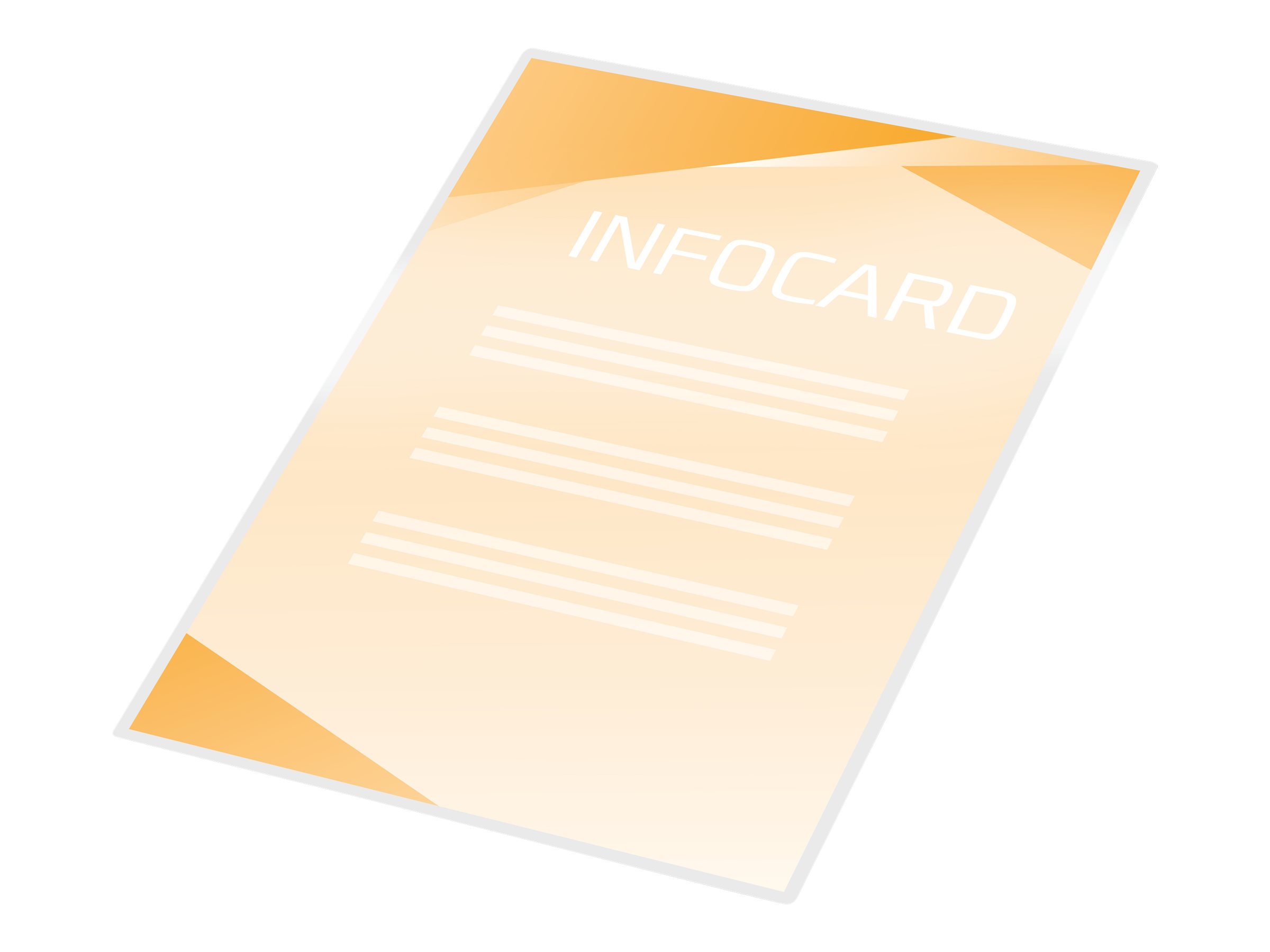 100 GBC Laminierfolien glaenzend fuer A6 75 micron