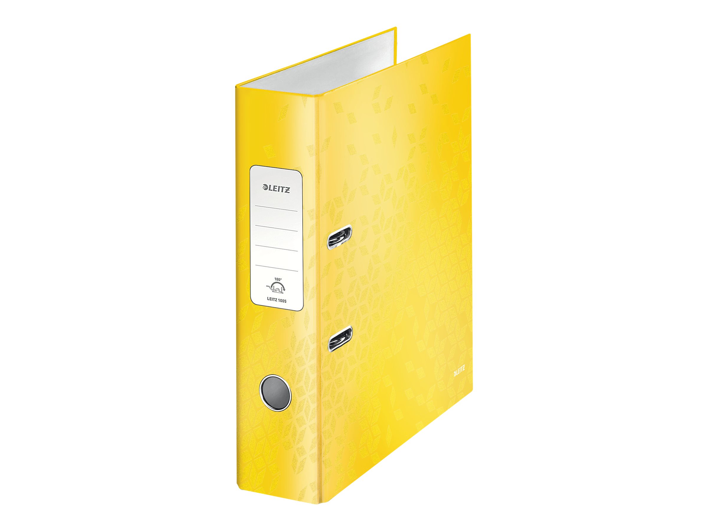 LEITZ Ordner gelb Karton 8,0 cm DIN A4 LEITZ Ordner gelb Karton 8,0 cm DIN A4