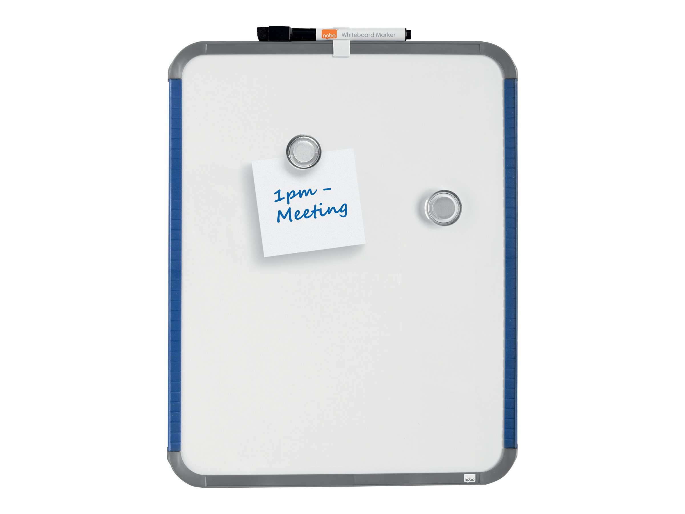 Nobo Slimline Whiteboard 360 x 280 mm Stahl Weiß