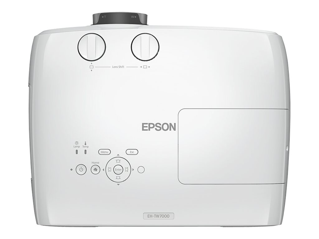 EPSON EH-TW7000 3LCD Home Cinema Projector 1080p 1920x1080 4K Enhanc. 40.000:1 Contrast (P)