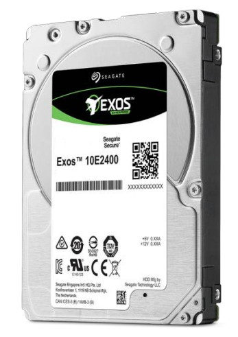 SEAGATE EXOS 10E2400 600GB HDD 512N 10000rpm 128MB cache SAS 12Gbs 6,4cm 2,5Zoll BLK P