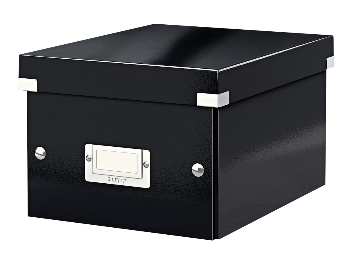 LEITZ Click & Store Aufbewahrungsbox 7,4 l schwarz 21,6 x 28,2 x 16,0 cm LEITZ Click & Store Aufbewahrungsbox 7,4 l schwarz 21,6 x 28,2 x 16,0 cm