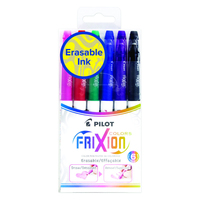 Pilot FriXion Colours 6 Farben Rundspitze